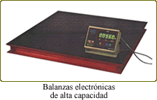 Balanza electrónica de alta capacidad