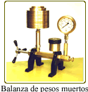 Balanza de pesos muertos