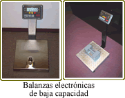 Balanza electrónica de baja capacidad